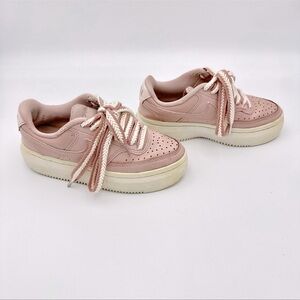 Nike platform sneakers pink 5.5